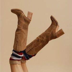 Women's Heeled Boots - saddleback